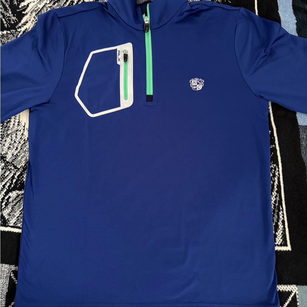 RLX Ralph Lauren NC Evergreens Invitational Royal Blue/Silver Performance Jacket